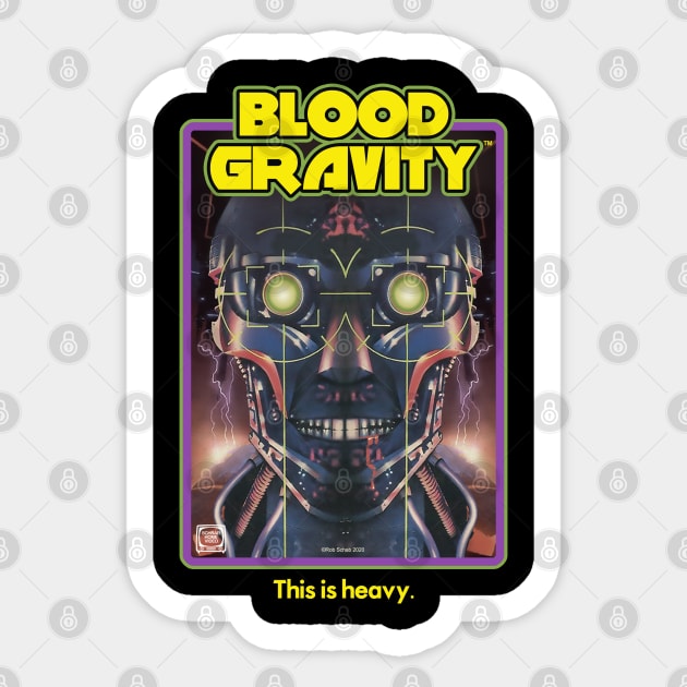 BLOOD GRAVITY - design 2 Sticker by RobSchrab